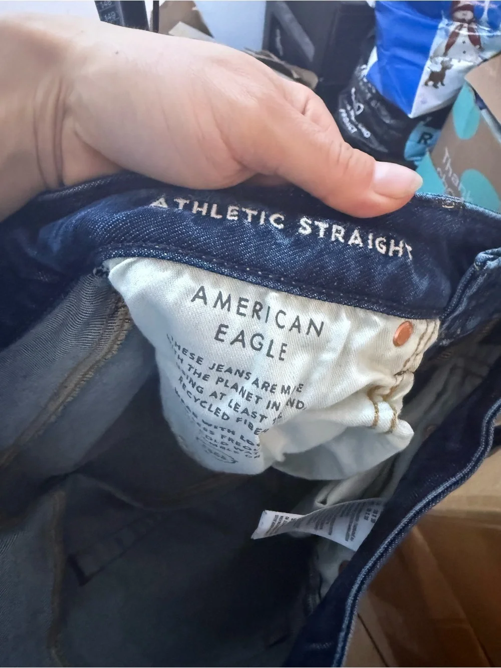 American Eagle Men’s Airflex+ Athletic Straight Jeans